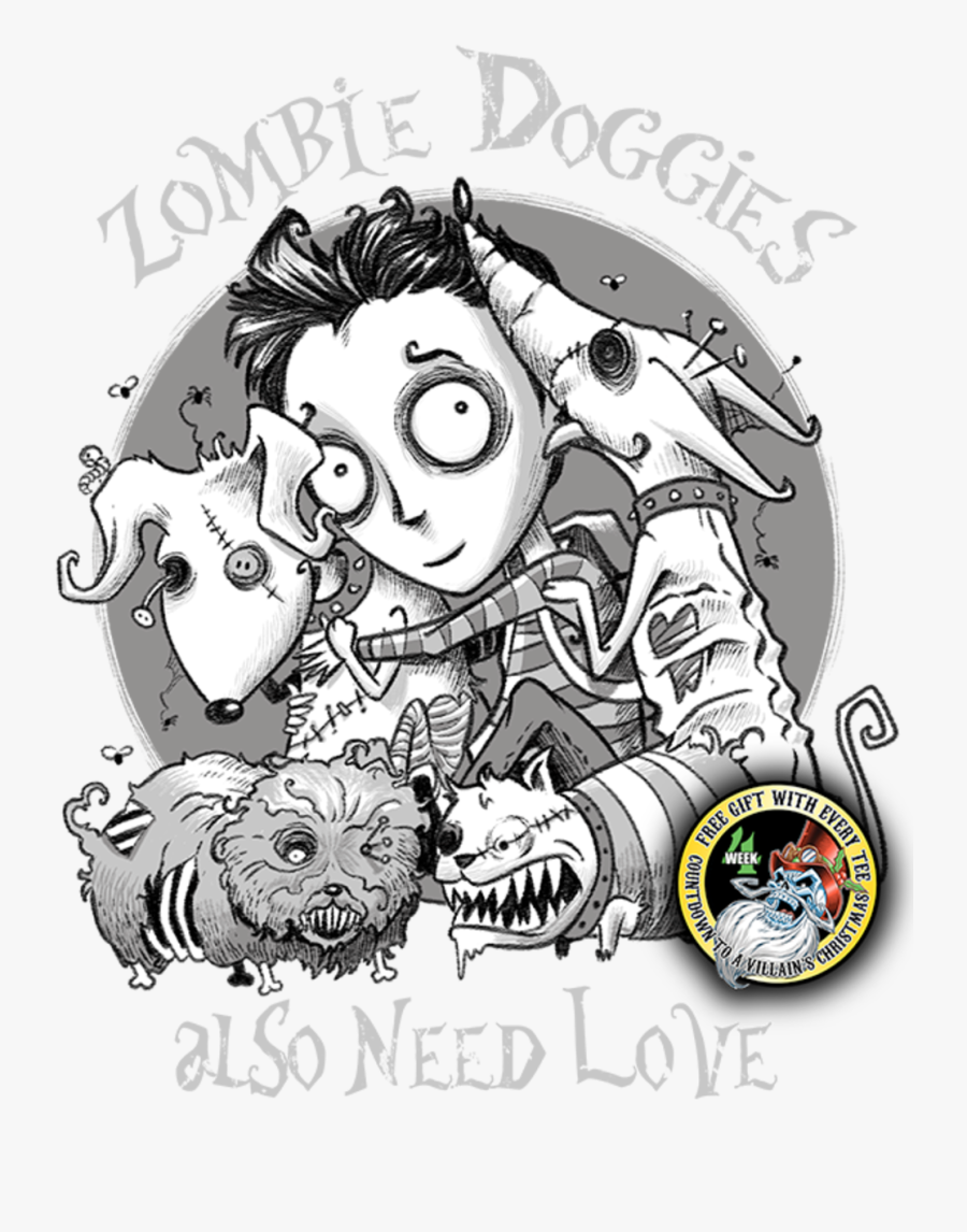 Zombie Doggies - Frankenweenie Fan Art, Transparent Clipart