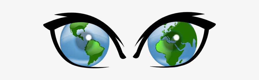 Eyes For The World Vector Illustration - Change You Want To See, Transparent Clipart