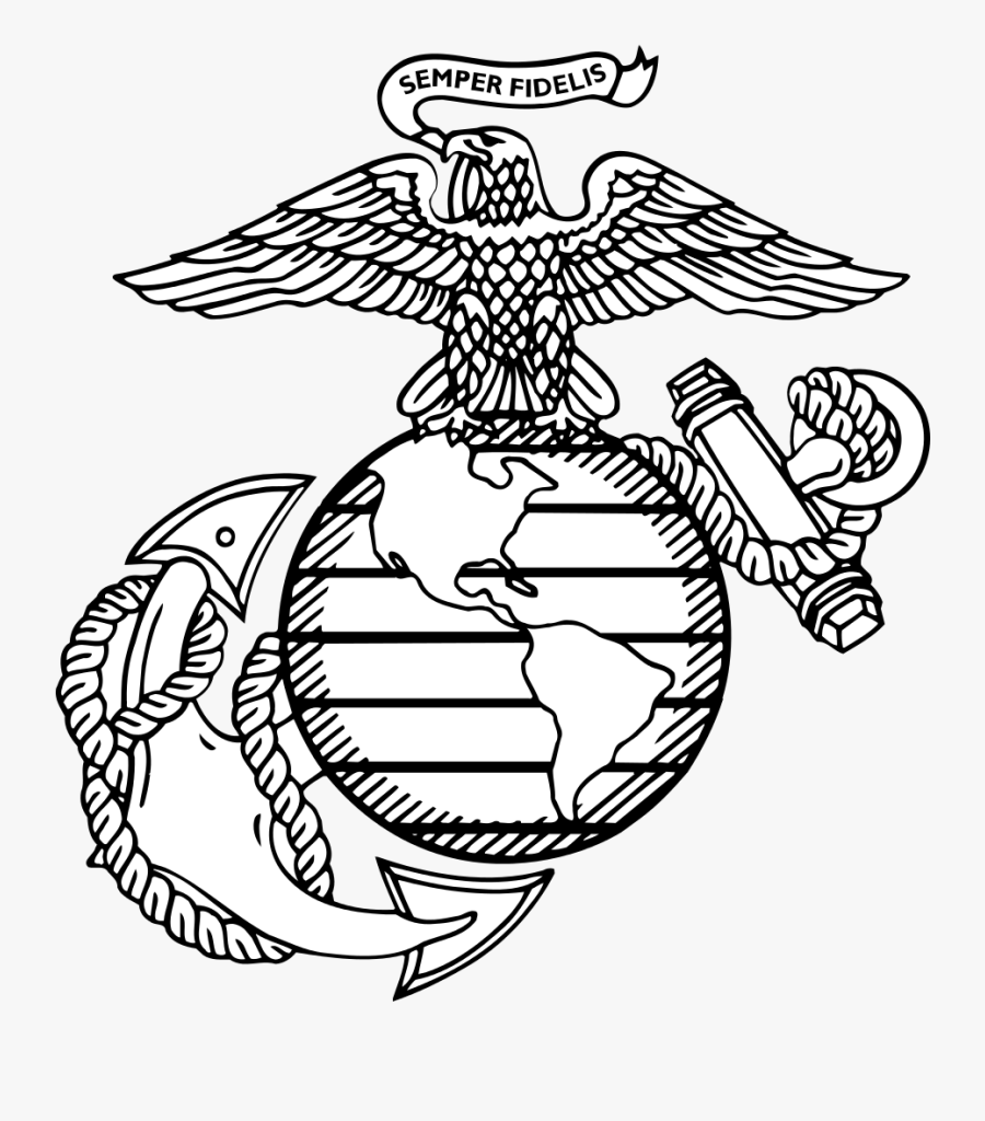 Clip Art Marines Logo, Transparent Clipart