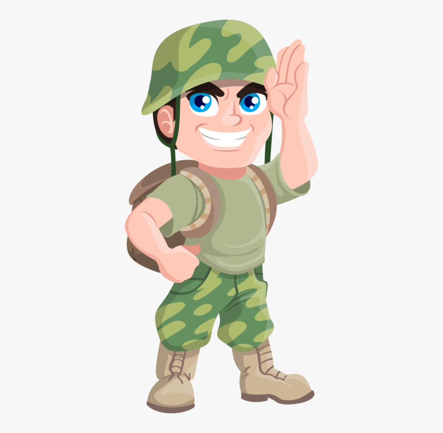Sumptuous Design Inspiration Ourclipart - Cartoon Soldier Without Gun, Transparent Clipart
