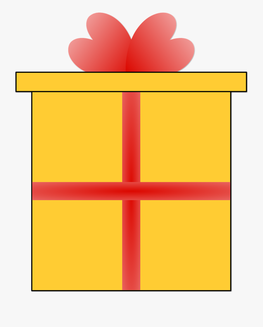 Present Christmas Box Free Photo - Christmas Present Cartoon Png, Transparent Clipart
