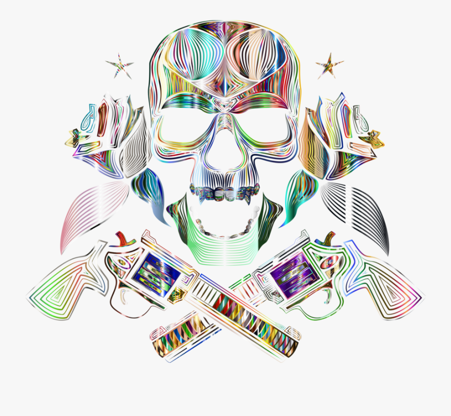 Sunglasses,skull,vision Care - Skull Psychedelic Png, Transparent Clipart