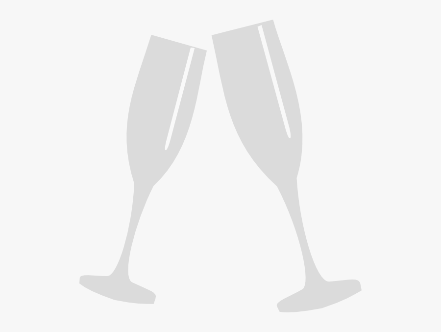 This Free Clipart Png Design Of Champagne Glass Pink - White Champagne Glass Illustration, Transparent Clipart
