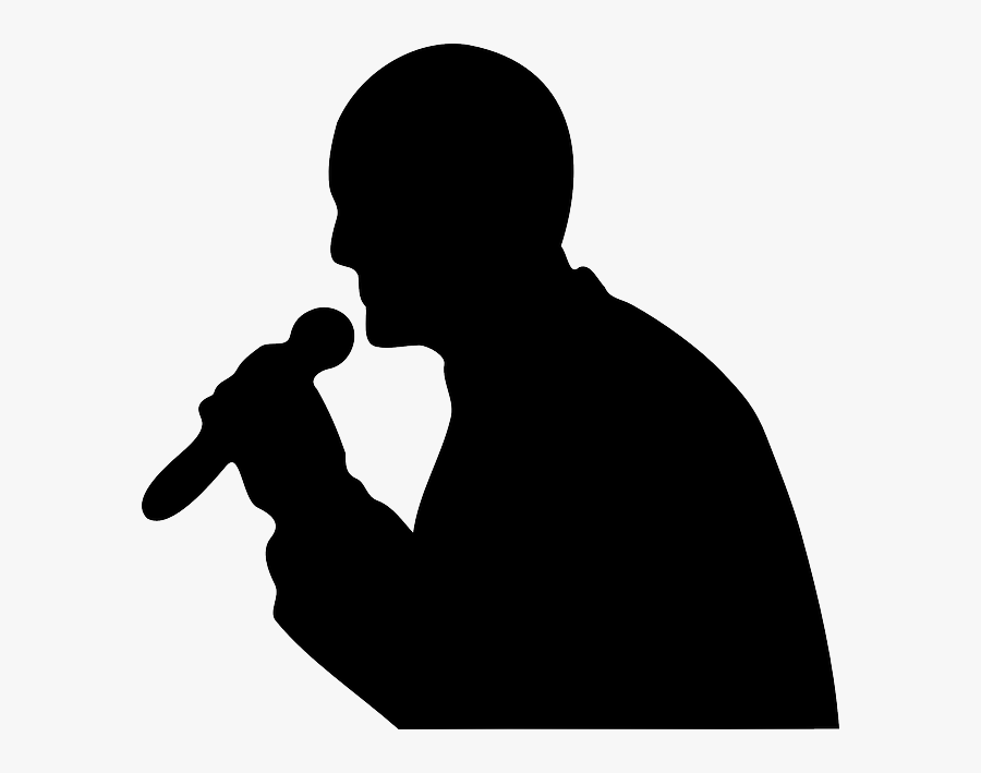 Man On Mic - Microphone Clip Art, Transparent Clipart