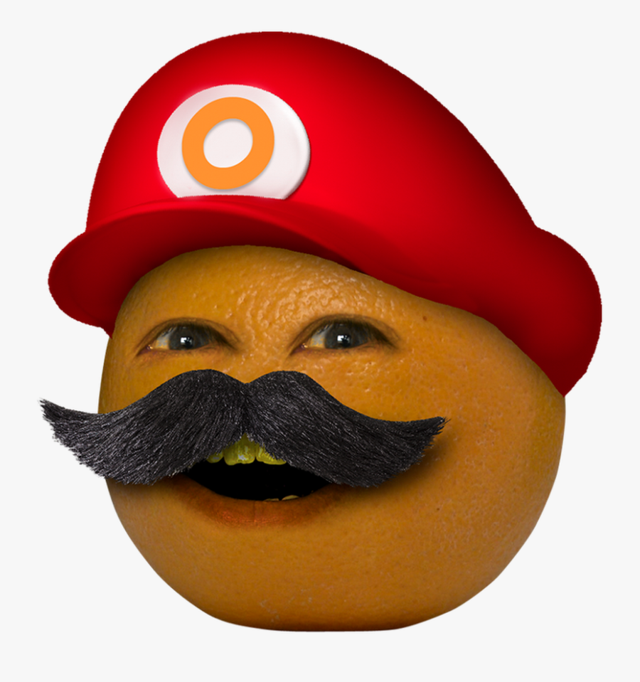Annoying Orange Mario, Transparent Clipart