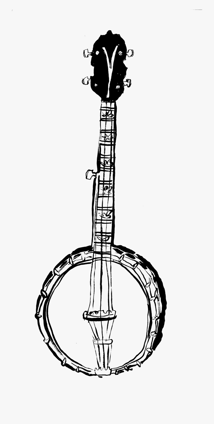 Banjo Clipart Crossed - Compound Bow, Transparent Clipart
