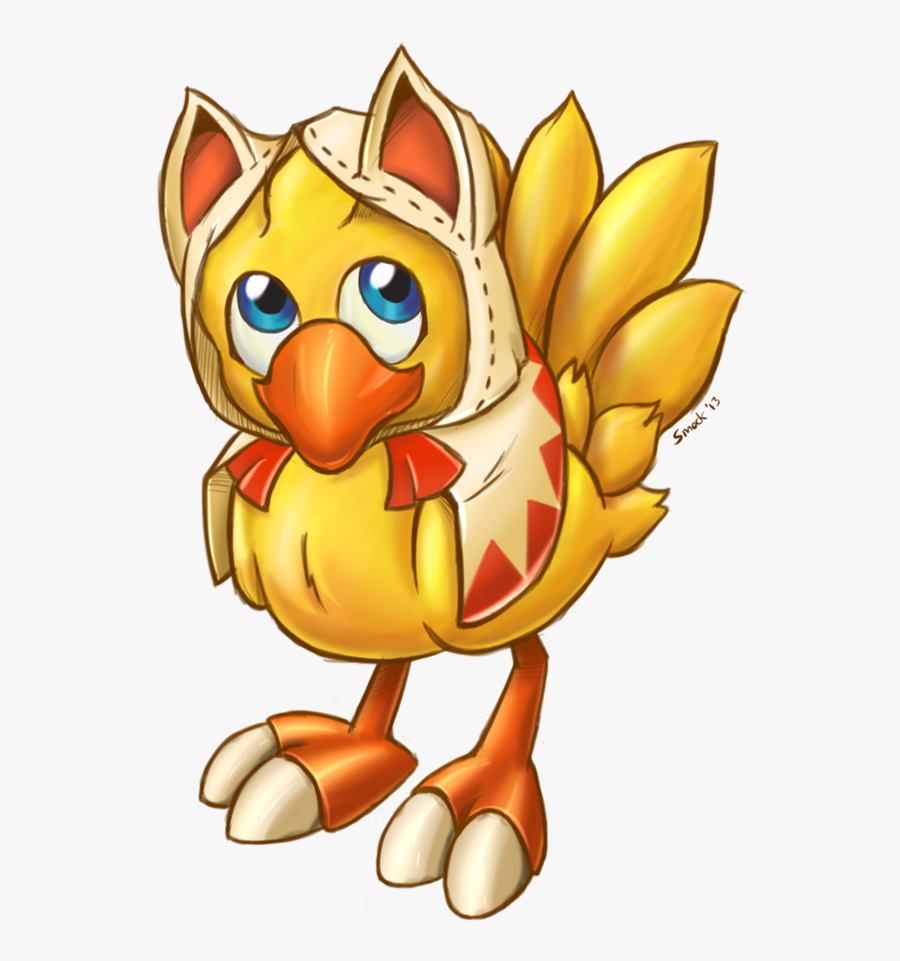 Cockatiel Clipart Chocobo - Chibi Chocobo White Mage, Transparent Clipart