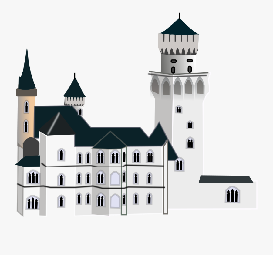 Neuschwanstein Castle Svg Clip Arts - Castle Clip Art, Transparent Clipart