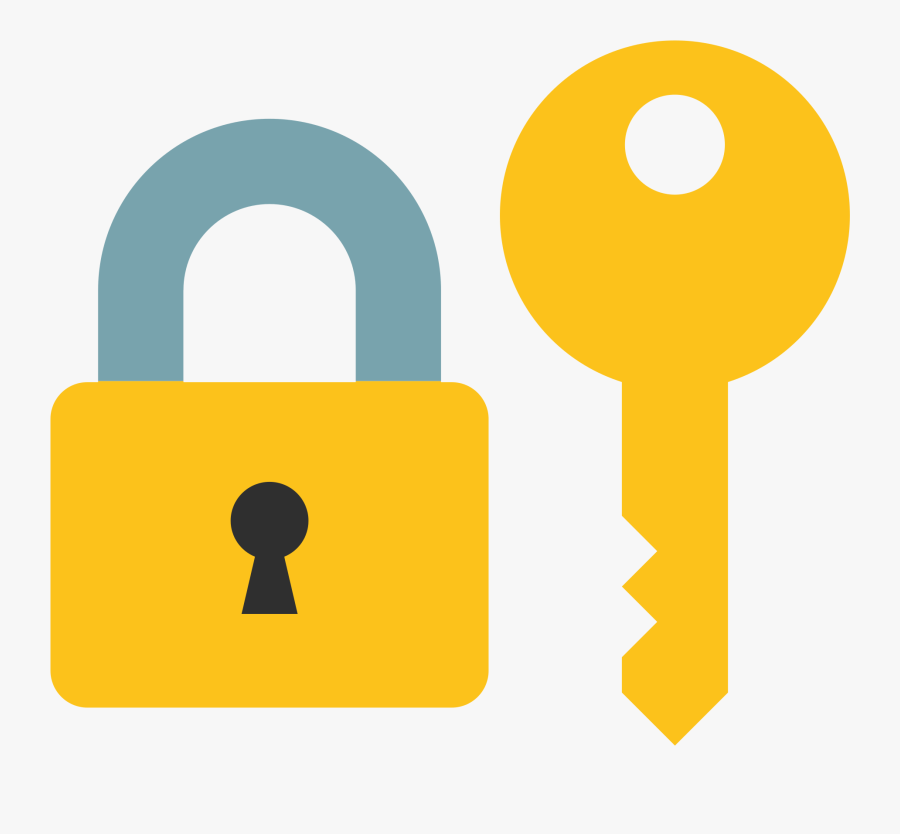 Clipart Key Padlock Key - Emoji Locked, Transparent Clipart