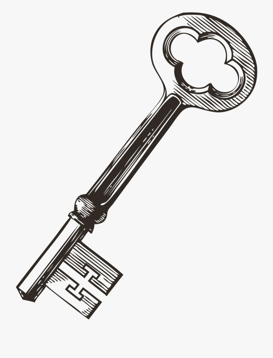 Skeleton Key Clip Art, Transparent Clipart
