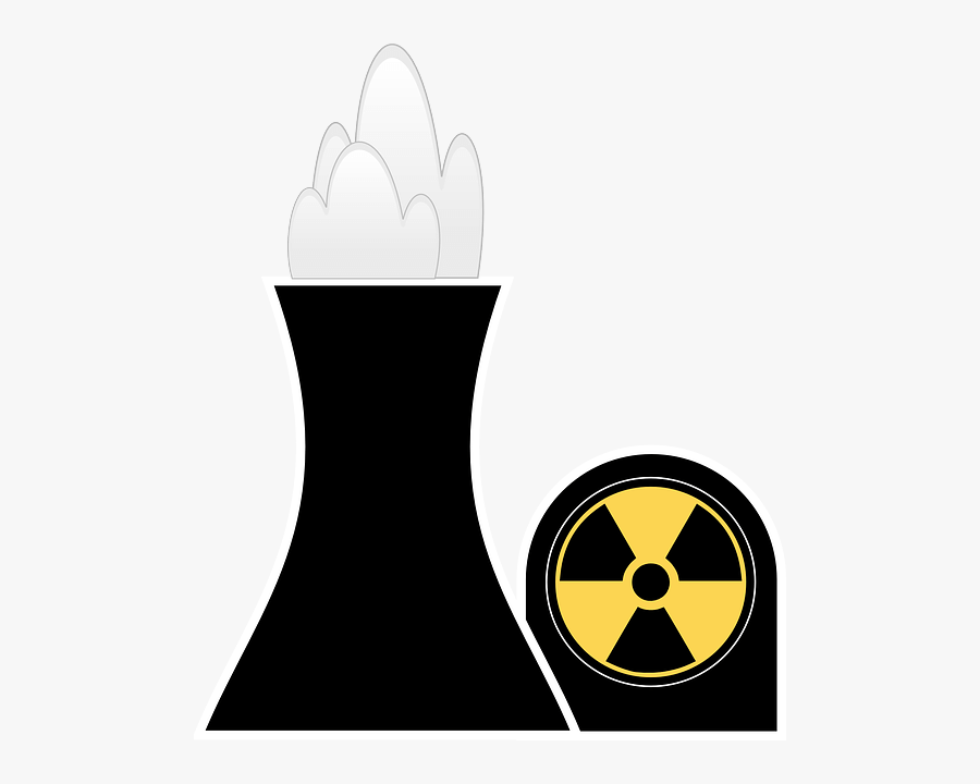 Atomic-power - Nuclear Power Plant Clipart, Transparent Clipart