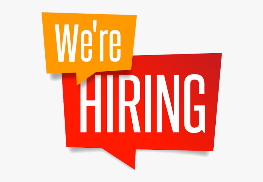 We Re Hiring Logo, Transparent Clipart