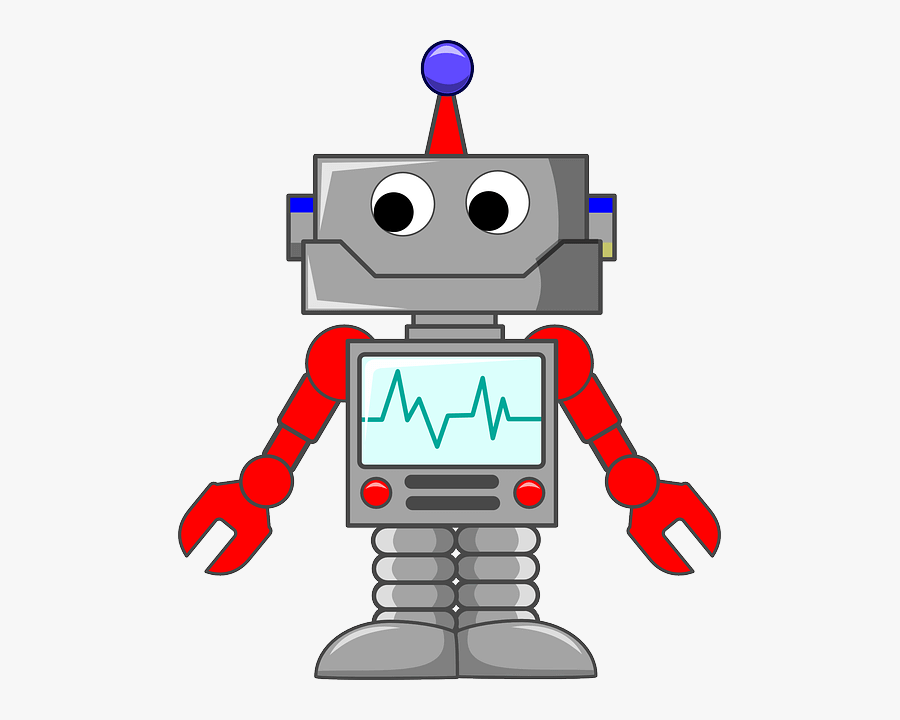 Robot- - Cartoon Picture Of Robot, Transparent Clipart