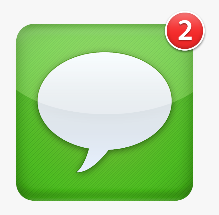 Sms Logo Png - Apple Text Message Icon, Transparent Clipart