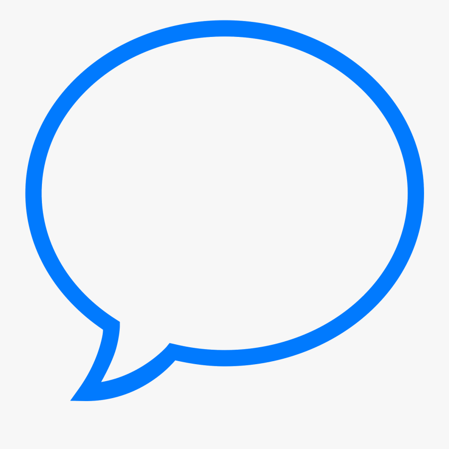 Speech Bubble Icon Free - Circle, Transparent Clipart