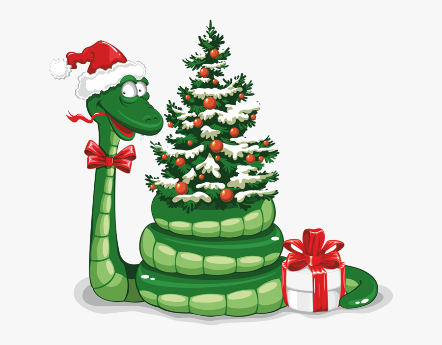 Как Встречать Новый 2013 Год Год Змеи Меню Праздничного - Merry Christmas Snake, Transparent Clipart