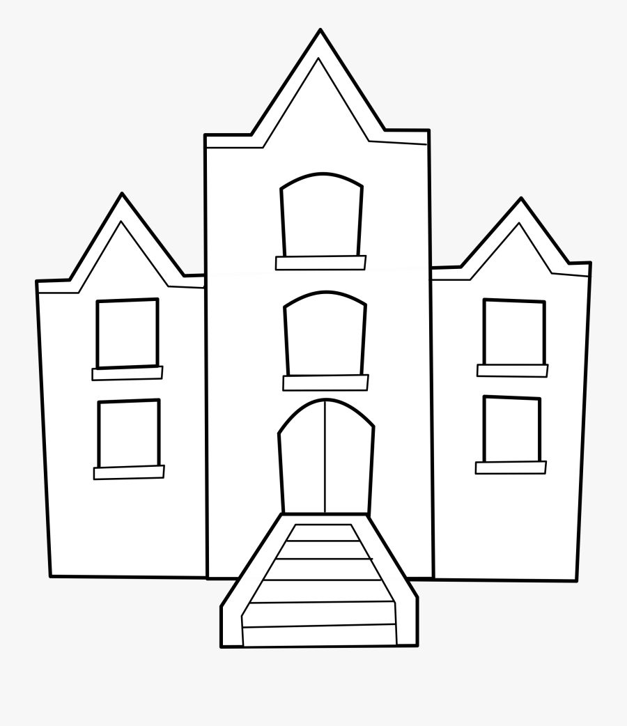 Coll Ge Big Image - School Building Clip Art, Transparent Clipart