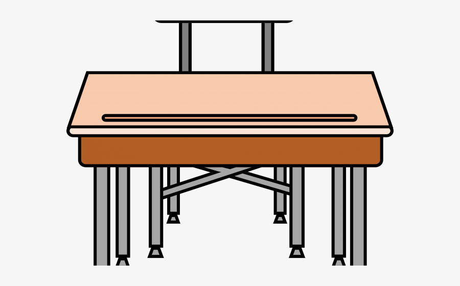 Desk Clipart Empty Desk - Desk Clipart, Transparent Clipart