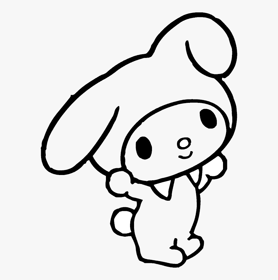 Real Madrid And Barcelona - Hello Kitty Bunny Coloring Pages, Transparent Clipart