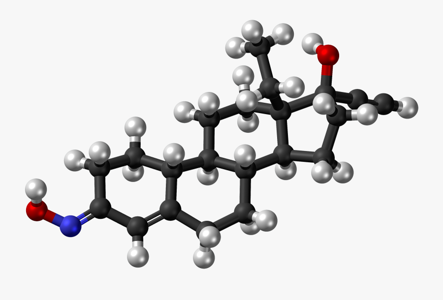Norelgestromin Molecule Ball - Levonorgestrel Hormon, Transparent Clipart