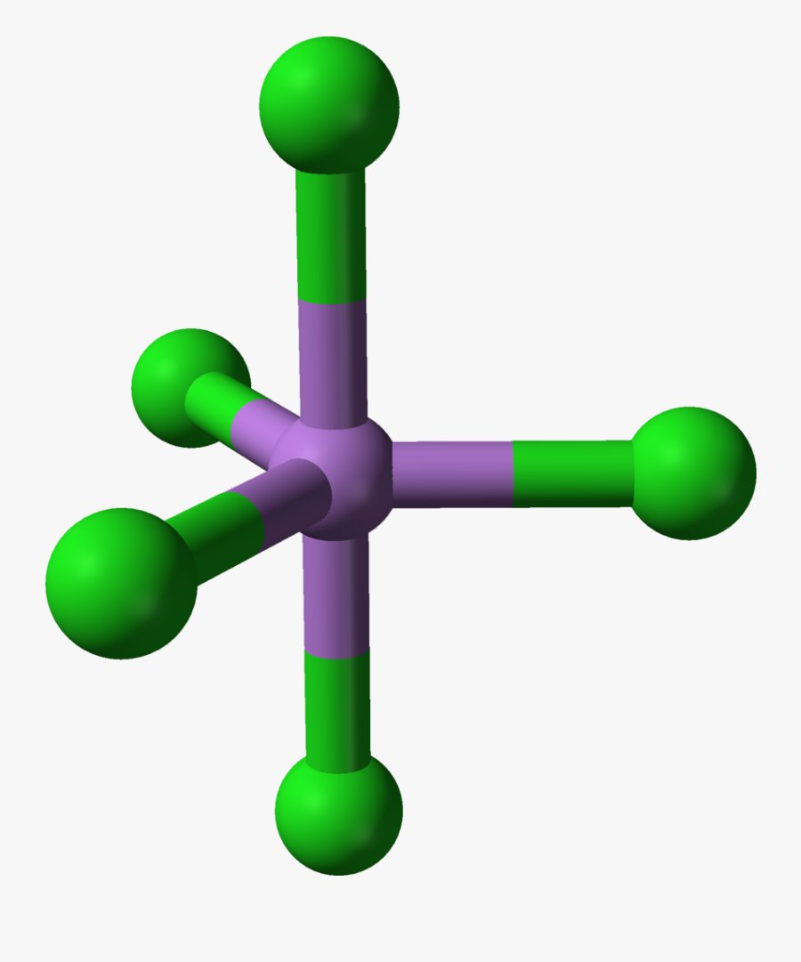 Arsenic Pentachloride From Xtal 3d Balls - Phosphorus Pentachloride, Transparent Clipart