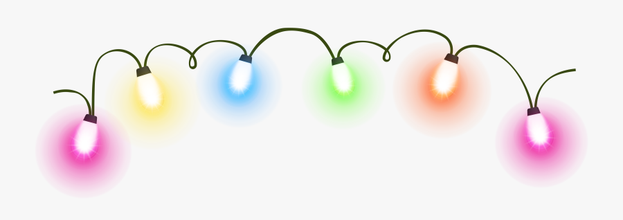 Christmas Lights Lighting Animation Clip Art - Christmas Lights Transparent Background, Transparent Clipart