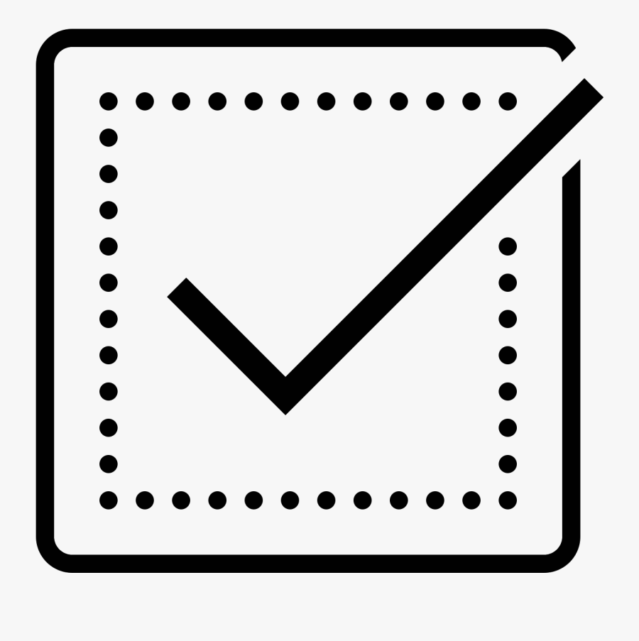 Tick Box Icon Free - Muñeco De Nieve Recortable, Transparent Clipart