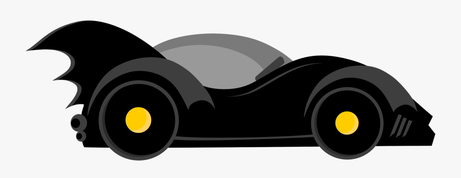 Cute Batman Clipart - Batmobile Clipart, Transparent Clipart