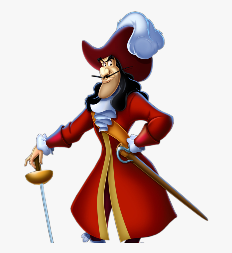 Captain Hook Disney Villains, Transparent Clipart
