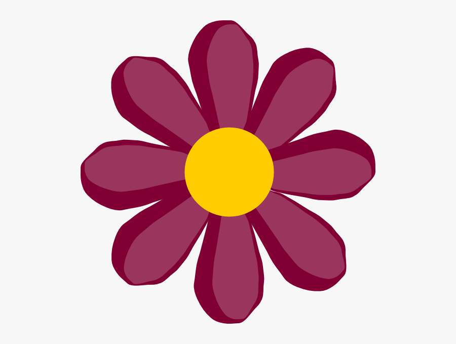 Black Flower Clipart, Transparent Clipart