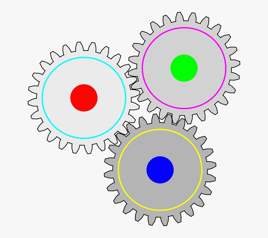 Gears Clipart, Transparent Clipart