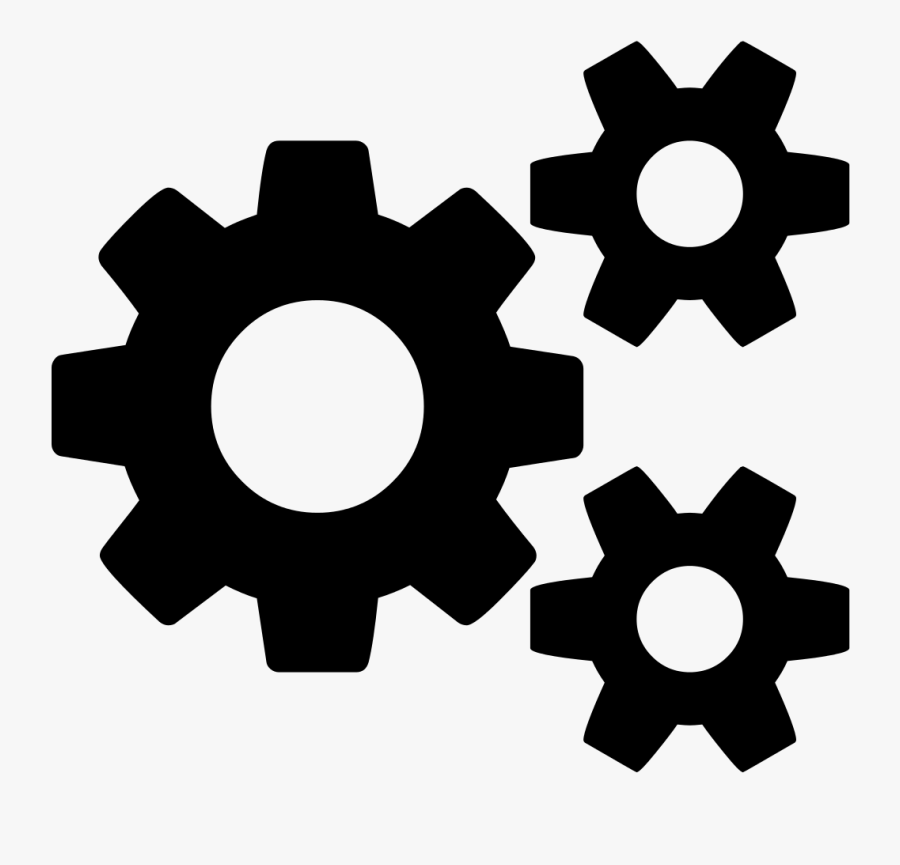 Cogs Font Awesome - Cogs Icon Font Awesome, Transparent Clipart