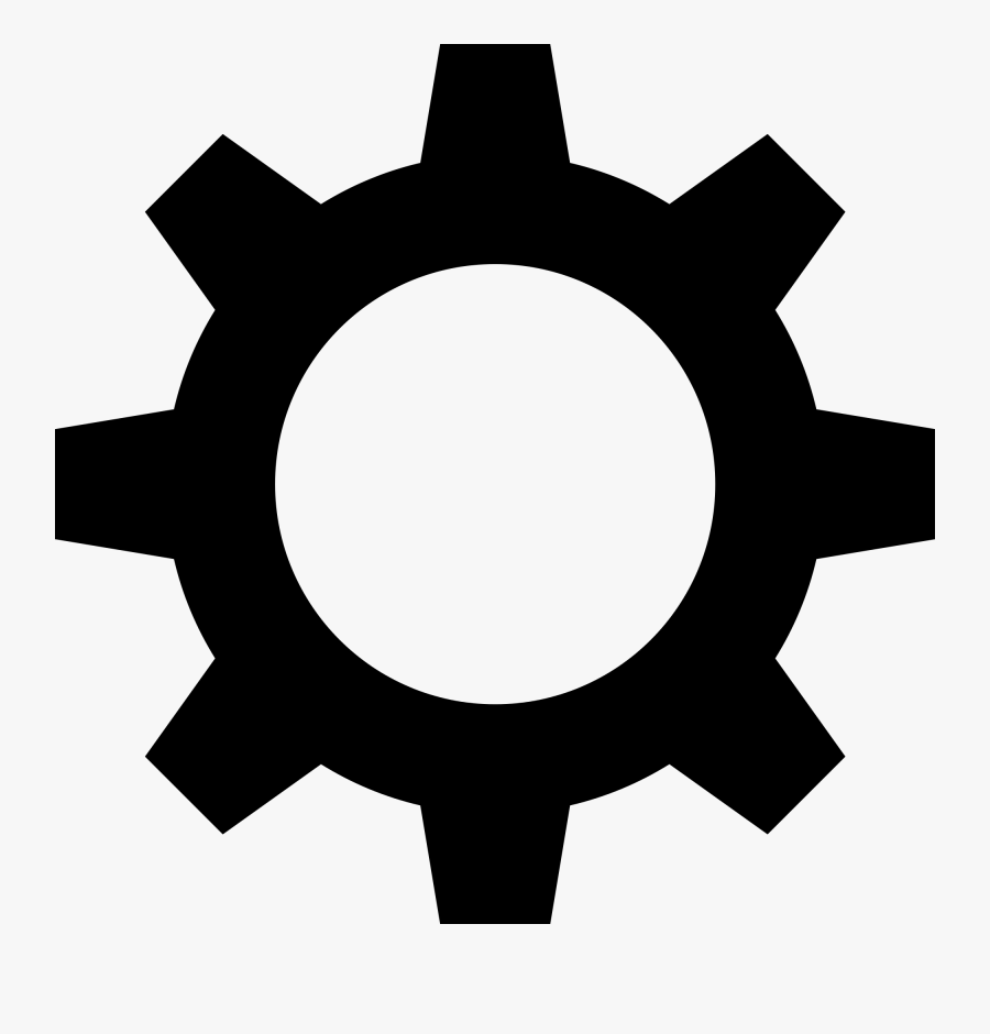 Gear Clipart Bitmap - Gear Icon Png, Transparent Clipart