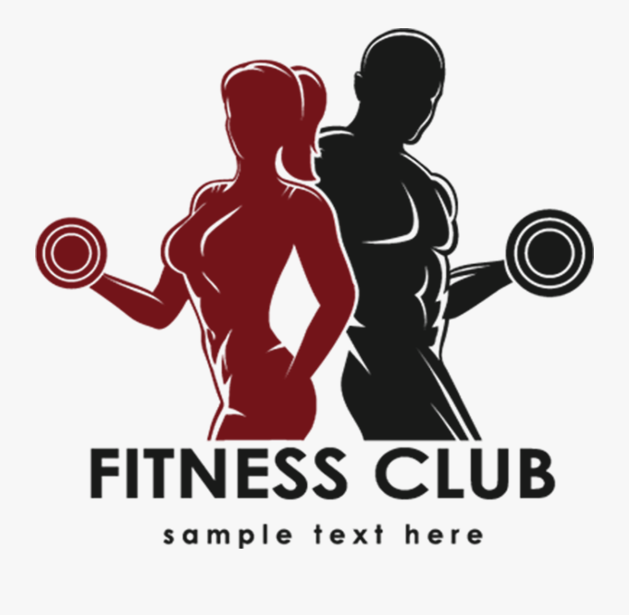 Clipart Woman Fitness - Fitness Logo Vector, Transparent Clipart