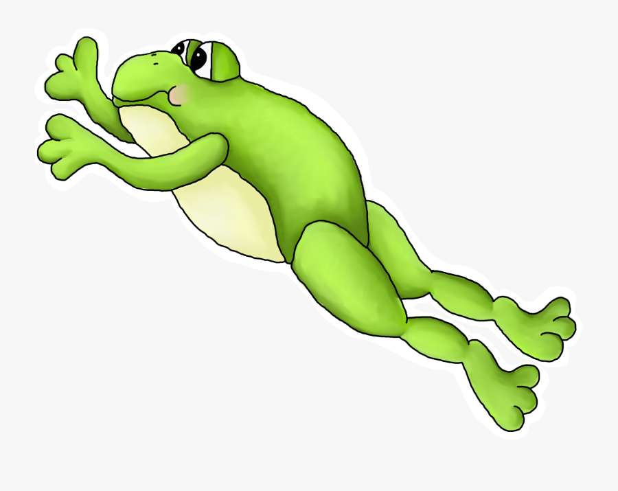 Frogs Jumping Cartoon Png, Transparent Clipart