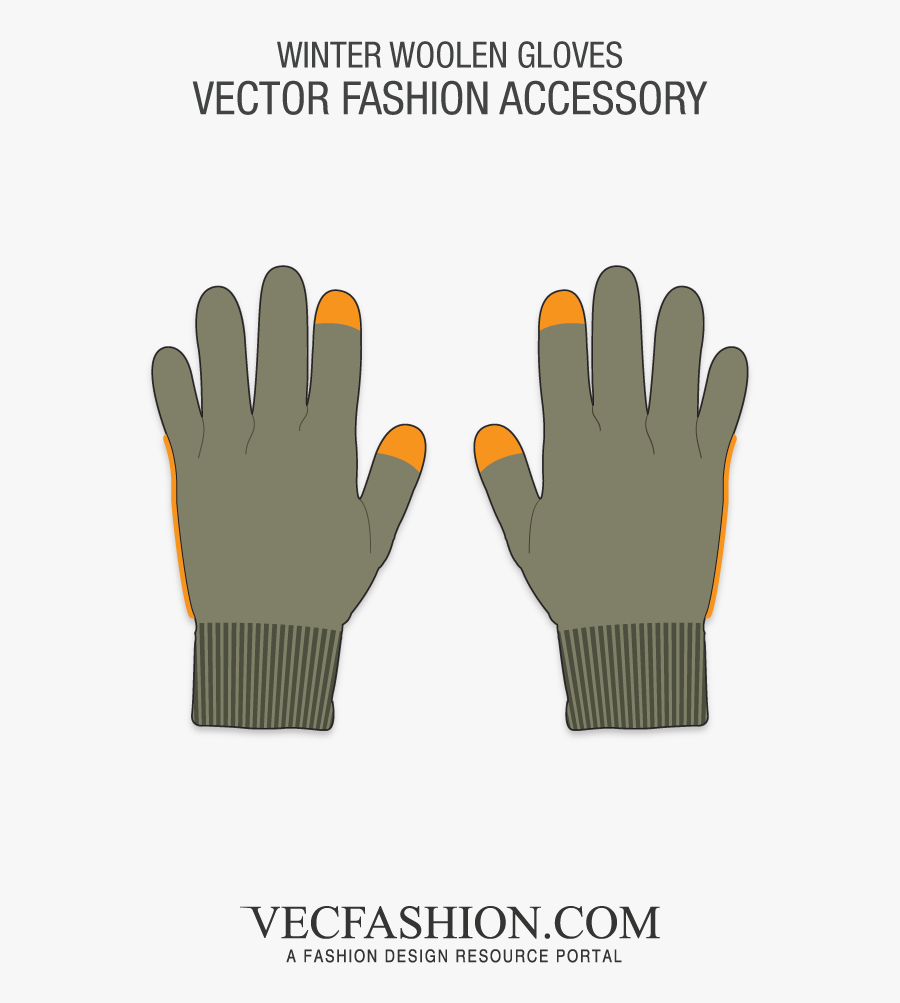 Winter Vector Glove - Jacket For Men Vector, Transparent Clipart