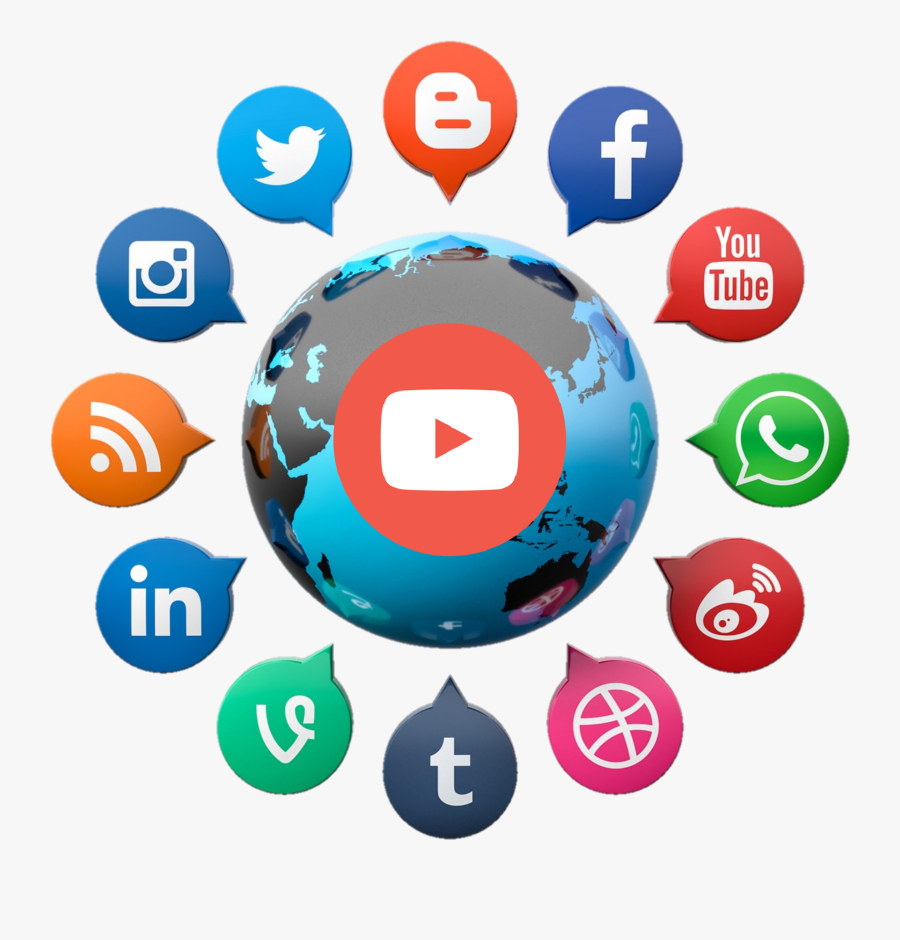 Social Media Marketing Social Networking Service - Connectivity Of Social Media, Transparent Clipart