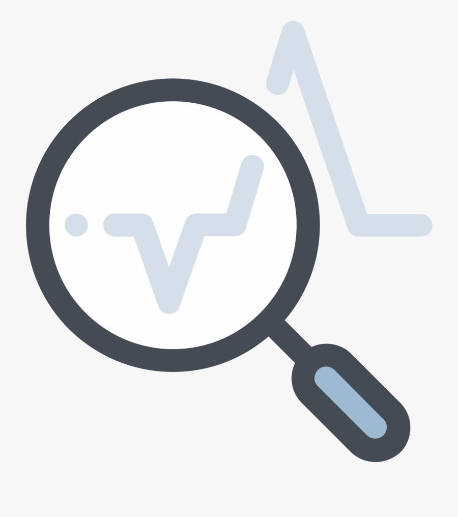 Financial Growth Analysis Icon - Transparent Analysis Vector Png, Transparent Clipart