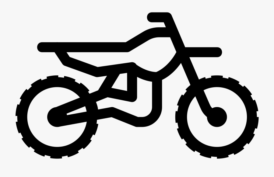 Dirt Bike Icon, Transparent Clipart