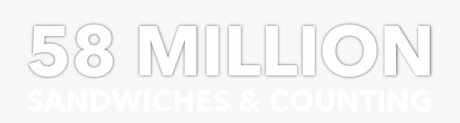 58 Million Sandwiches And Counting - Counting Down To The Hobbit, Transparent Clipart