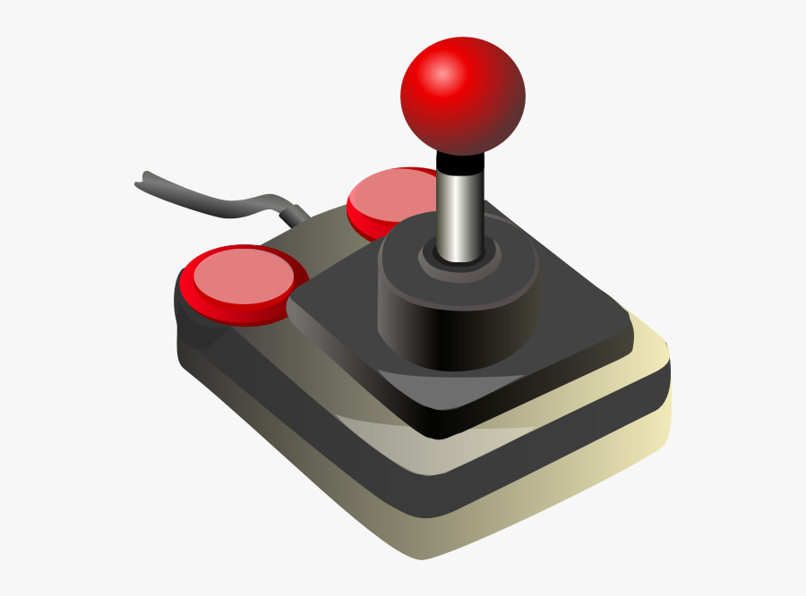 Color Video Game Joystick Vector Clip Art - Joystick Png, Transparent Clipart