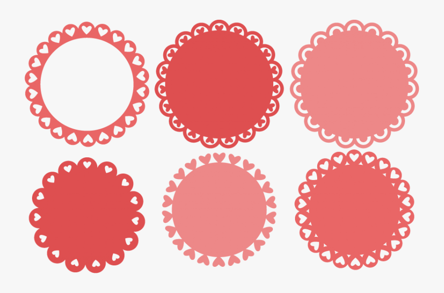 Heart Backgrounds Cutting Files - Heart Designs For Scrapbook, Transparent Clipart