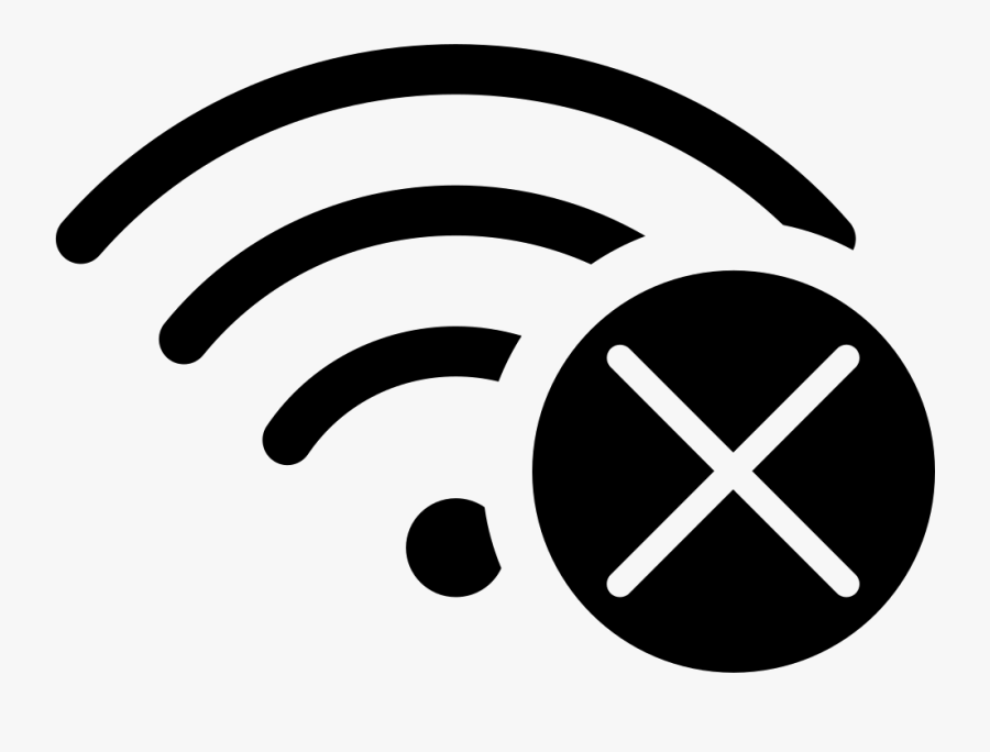 No Wifi - No Wifi Icon Transparent, Transparent Clipart