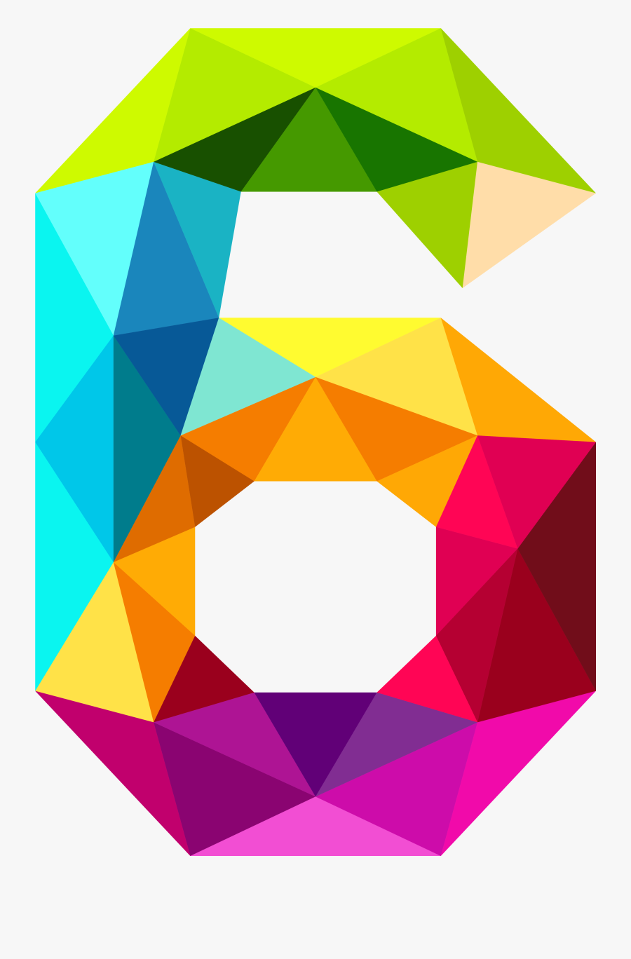 Colorful Numbers Png, Transparent Clipart