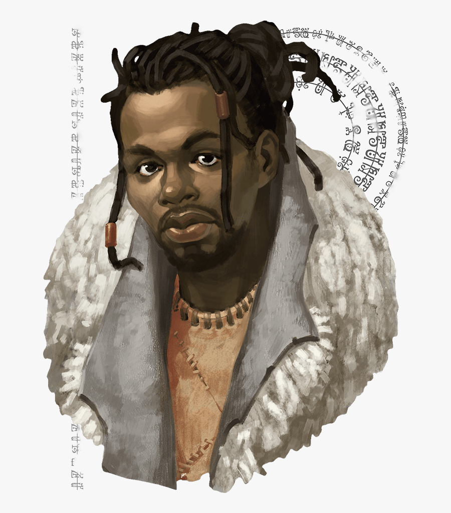 Drawing Dreadlocks Tomboy Hairstyle - Storm King's Thunder Npc, Transparent Clipart
