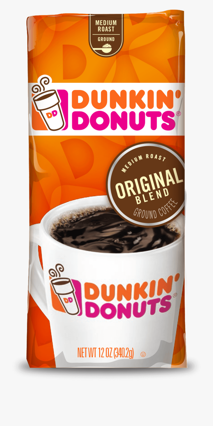 Free Coffee For Deployed Troops From Dunkin Donuts - Dunkin Donuts Caramel Cake, Transparent Clipart
