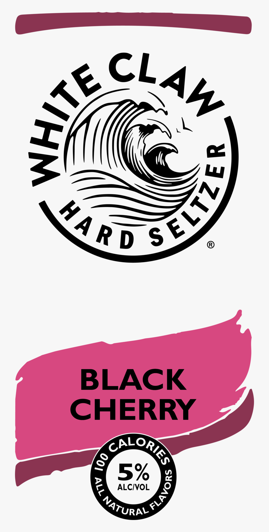 White Claw Black Cherry Logo , Free Transparent Clipart - ClipartKey