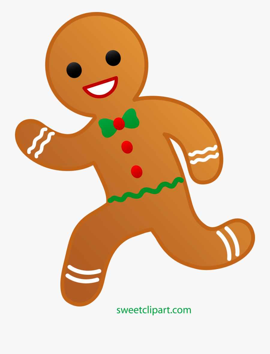 Gingerbread Man Characters Clipart, Transparent Clipart