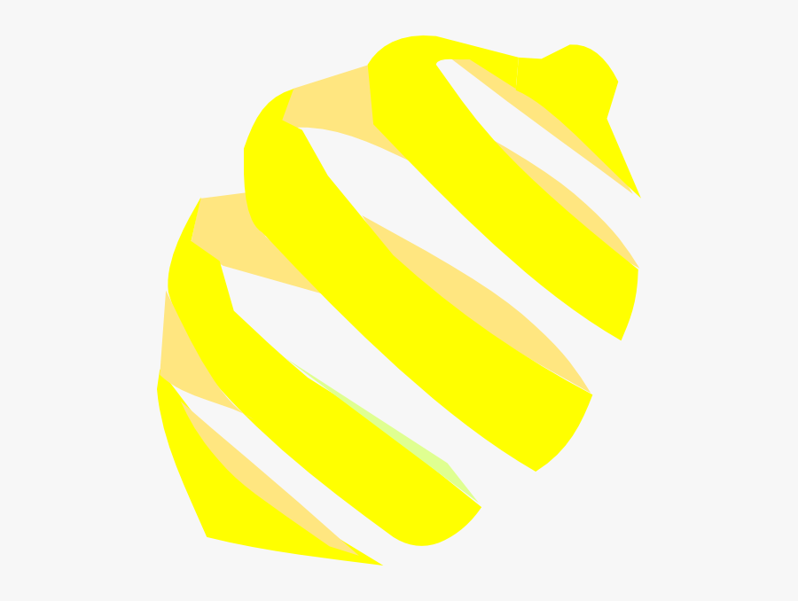 Lemon Clipart Vector Free - Lemon Peel Logo Vector, Transparent Clipart