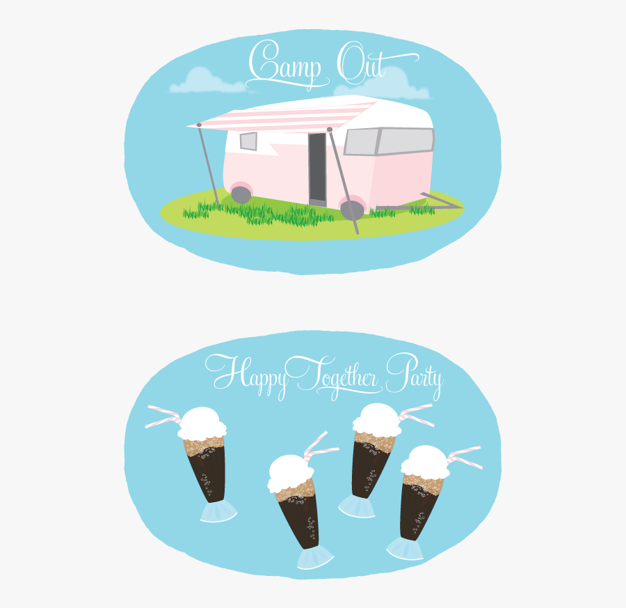 Summer Bliss New Illustration - Ice Cream Cone, Transparent Clipart